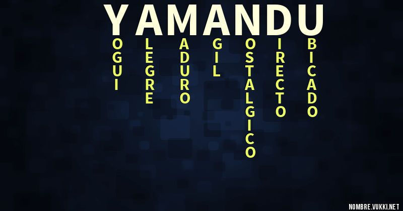 Acróstico yamandu