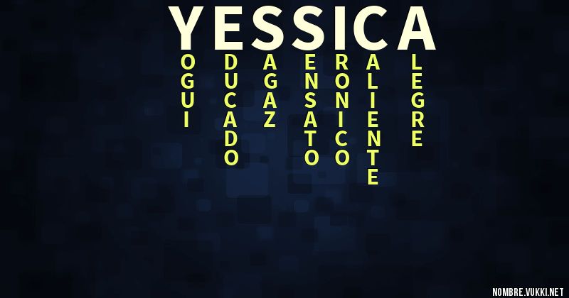 Acróstico yessica