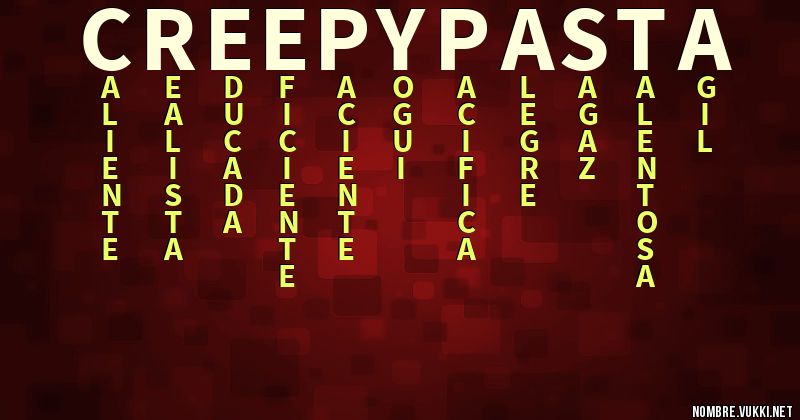 Acróstico creepypasta