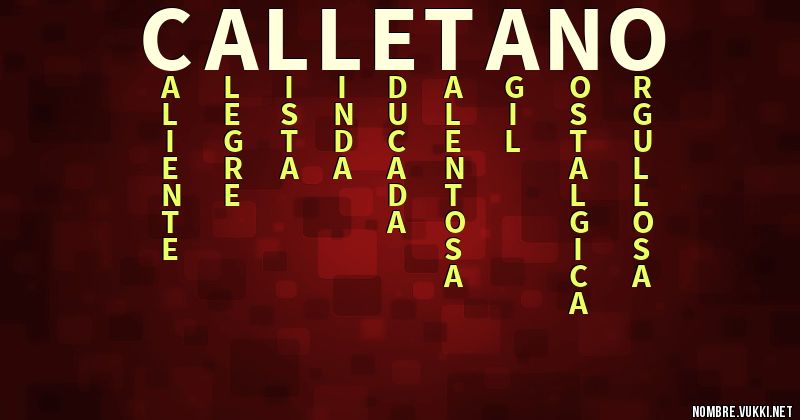 Acróstico calletano