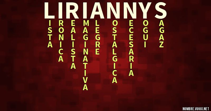 Acróstico liriannys