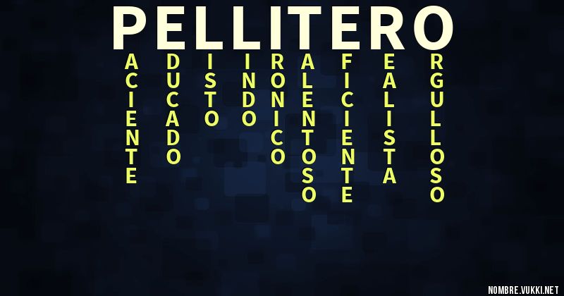 Acróstico pellitero