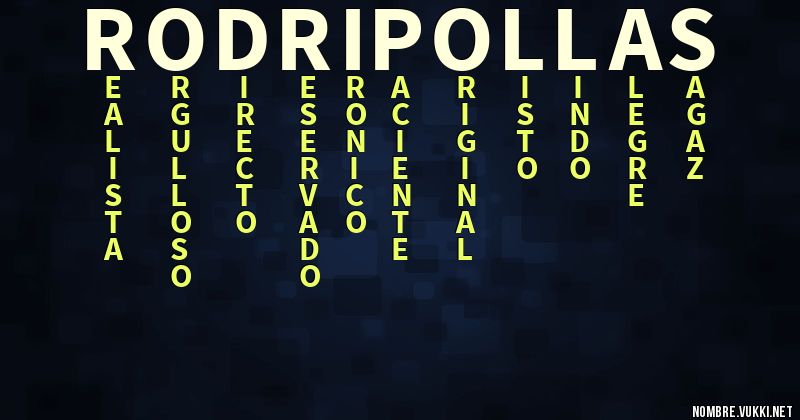 Acróstico rodripollas