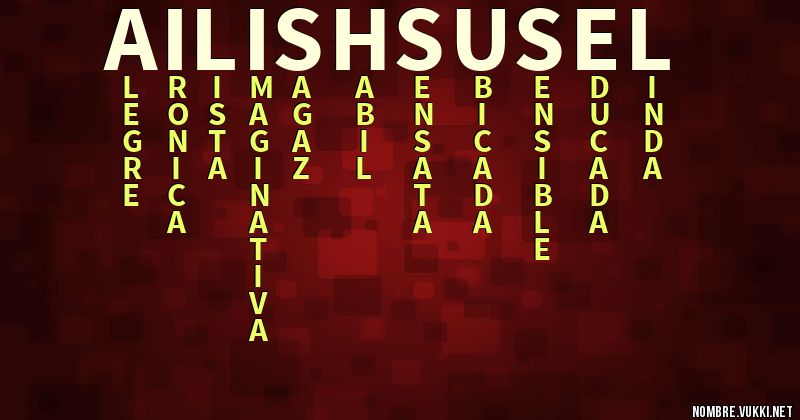Acróstico ailish susel