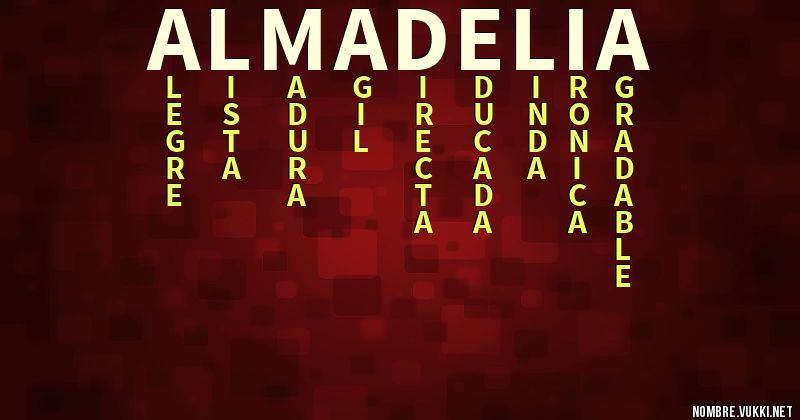 Acróstico alma delia