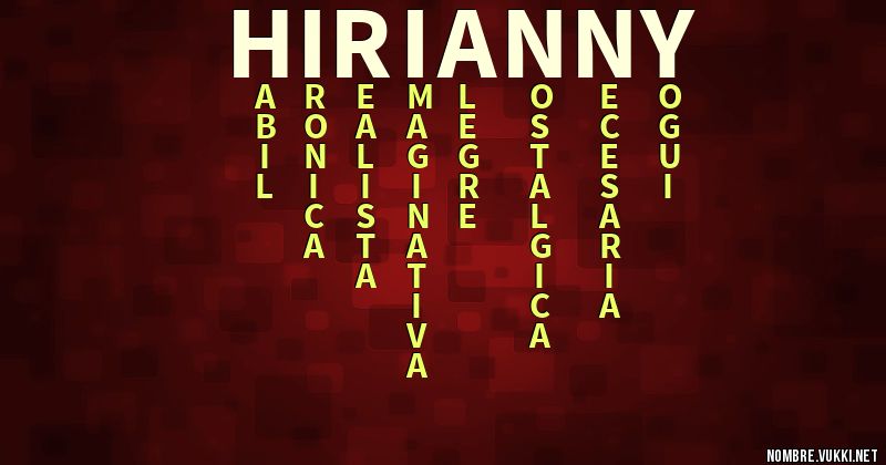 Acróstico hirianny