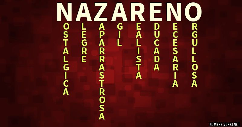 Acróstico nazareno