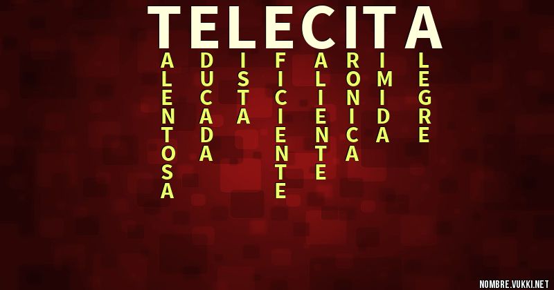 Acróstico telecita