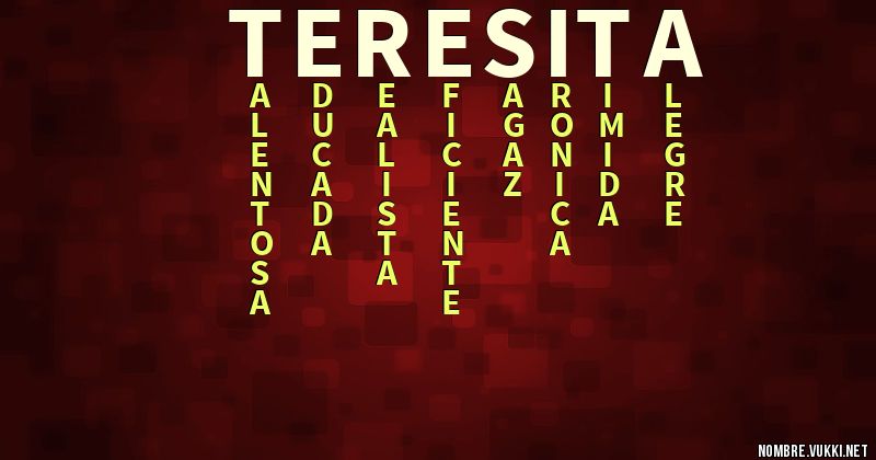 Acróstico teresita