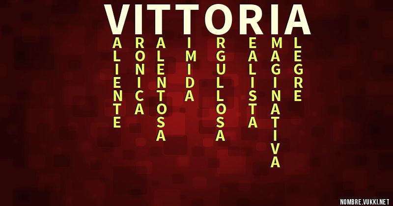 Acróstico vittoria