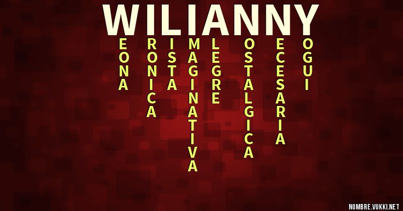 Acróstico wilianny