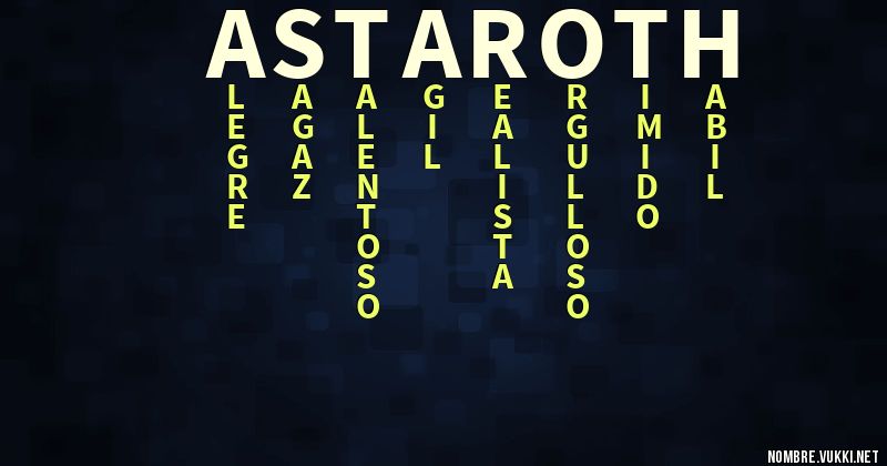 Acróstico astaroth