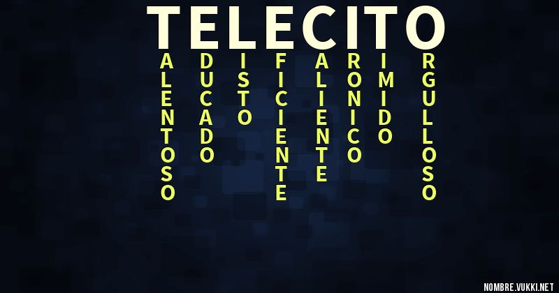 Acróstico telecito