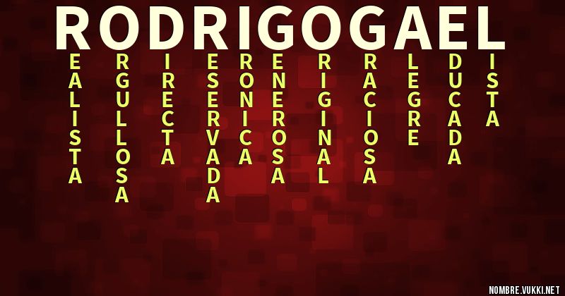 Acróstico rodrigo gael
