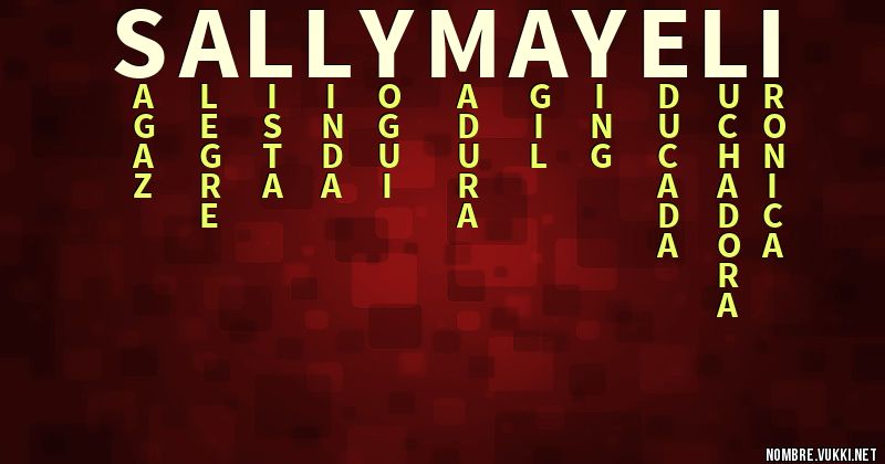 Acróstico sally mayeli