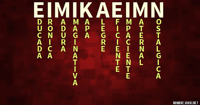 Acróstico eimi ka eimün