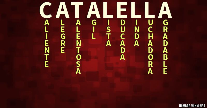 Acróstico catalella