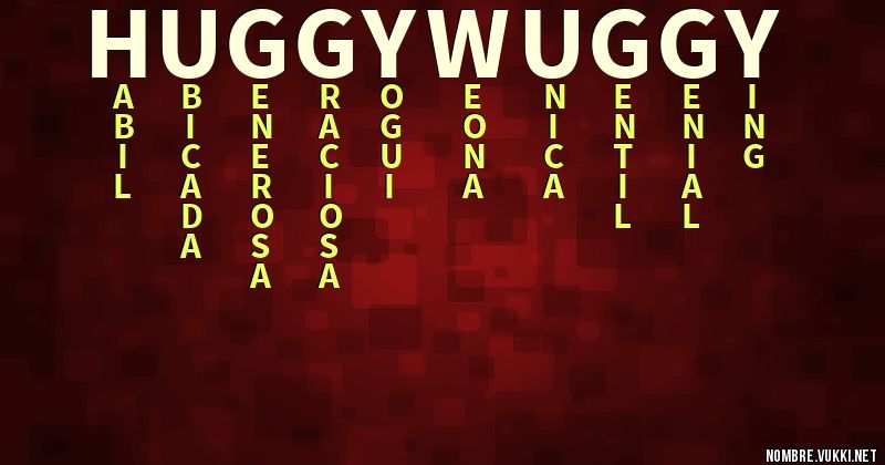 Acróstico huggy wuggy