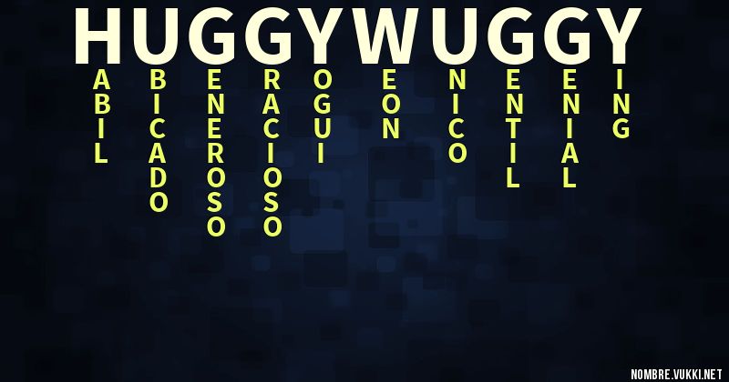 Acróstico huggy wuggy
