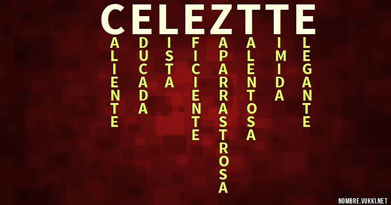 Acróstico celeztte