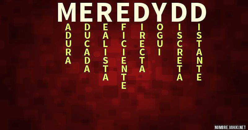 Acróstico meredydd
