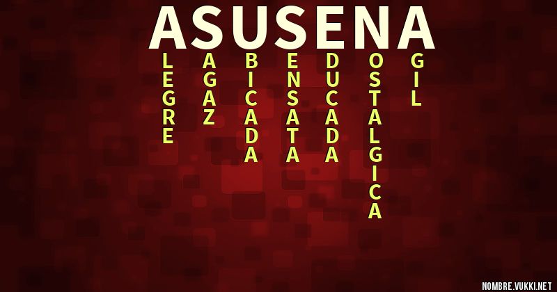 Acróstico asusena