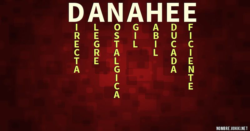 Acróstico danahee