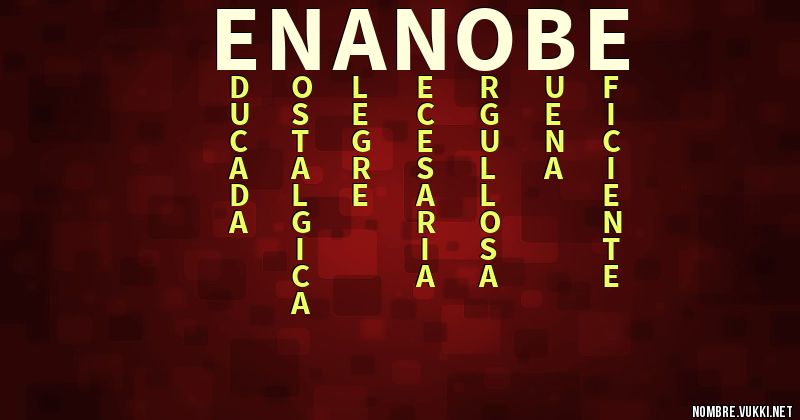 Acróstico enanobe