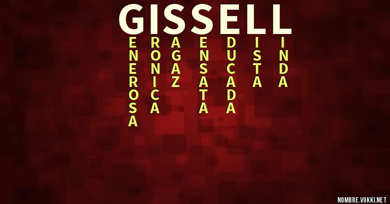 Acróstico gissell