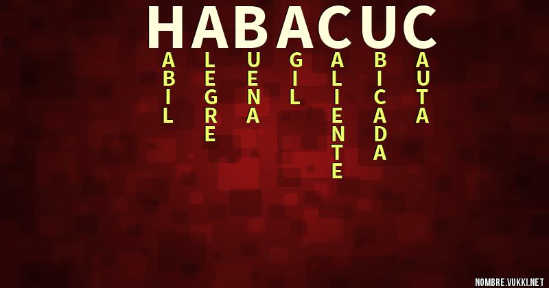 Acróstico habacuc