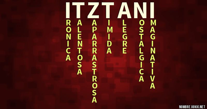 Acróstico itztani