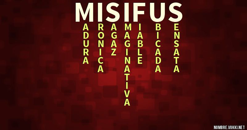 Acróstico misifus