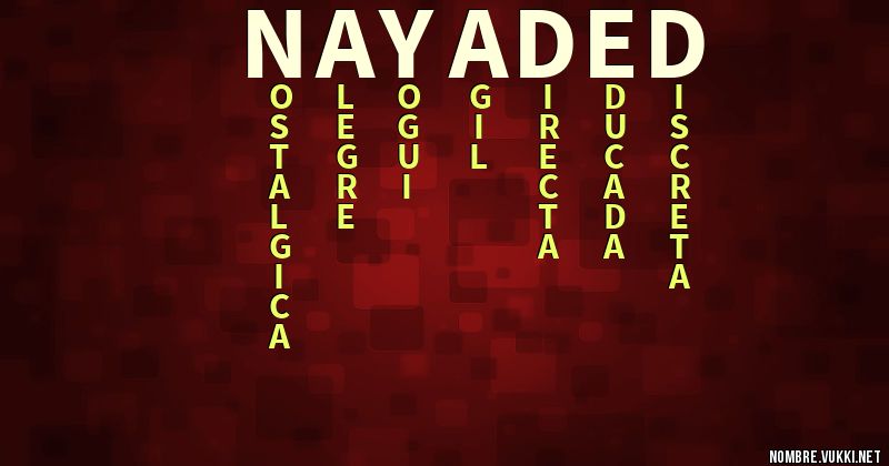 Acróstico nayaded