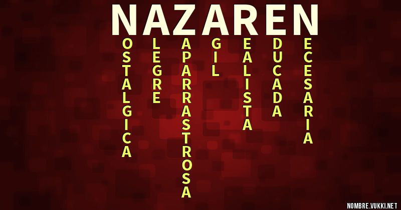 Acróstico nazaren