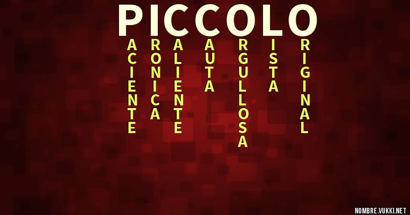 Acróstico piccolo