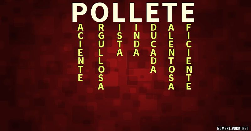 Acróstico pollete