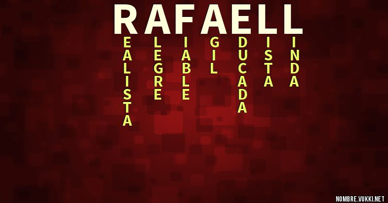 Acróstico rafaell