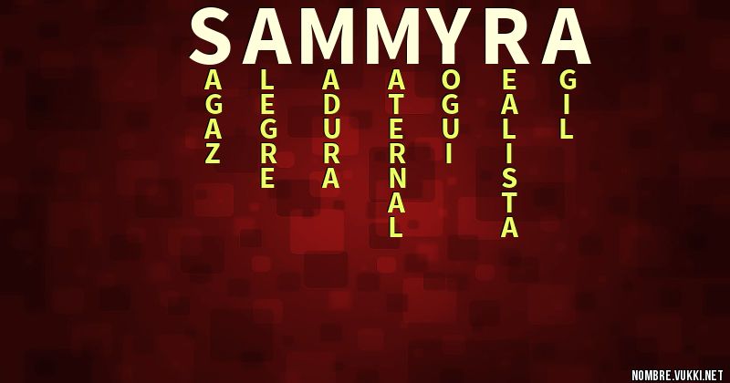 Acróstico sammyra