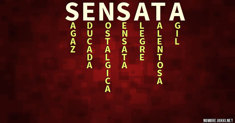 Acróstico sensata