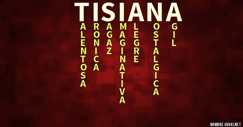 Acróstico tisiana