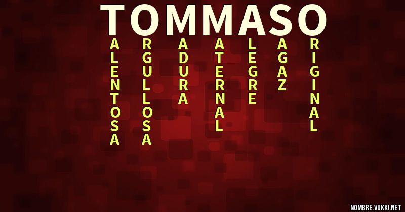 Acróstico tommaso