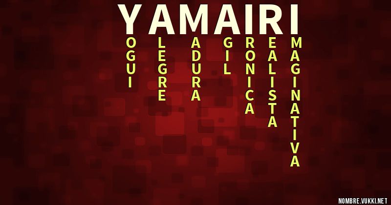 Acróstico yamairi