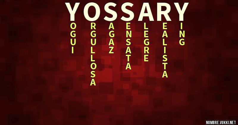 Acróstico yossary