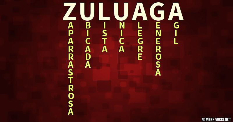 Acróstico zuluaga