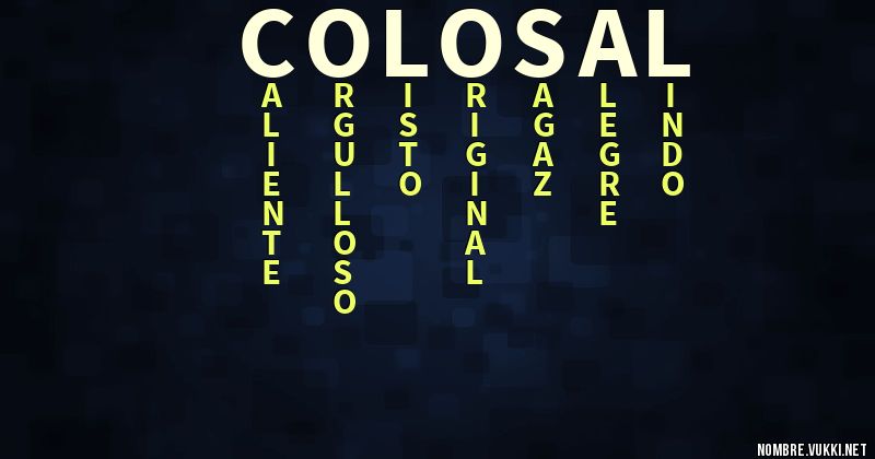 Acróstico colosal