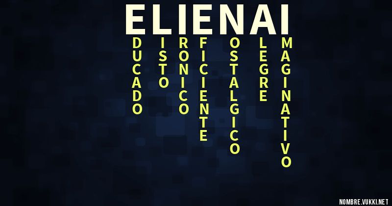 Acróstico elienai
