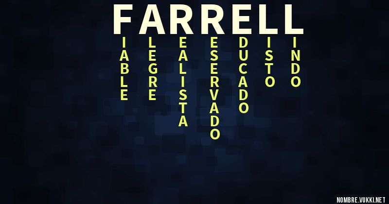 Acróstico farrell