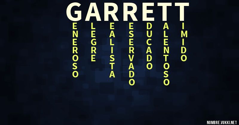 Acróstico garrett
