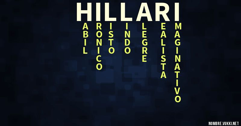 Acróstico hillari