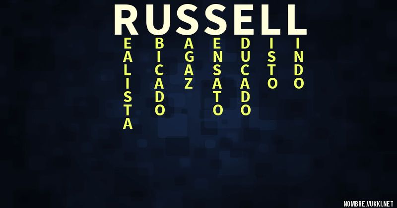 Acróstico russell